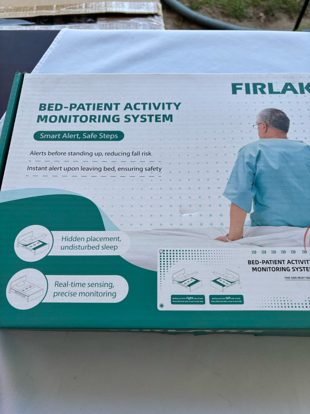 Firlak Bed-Patient Activity Monitoring System - Teal/White